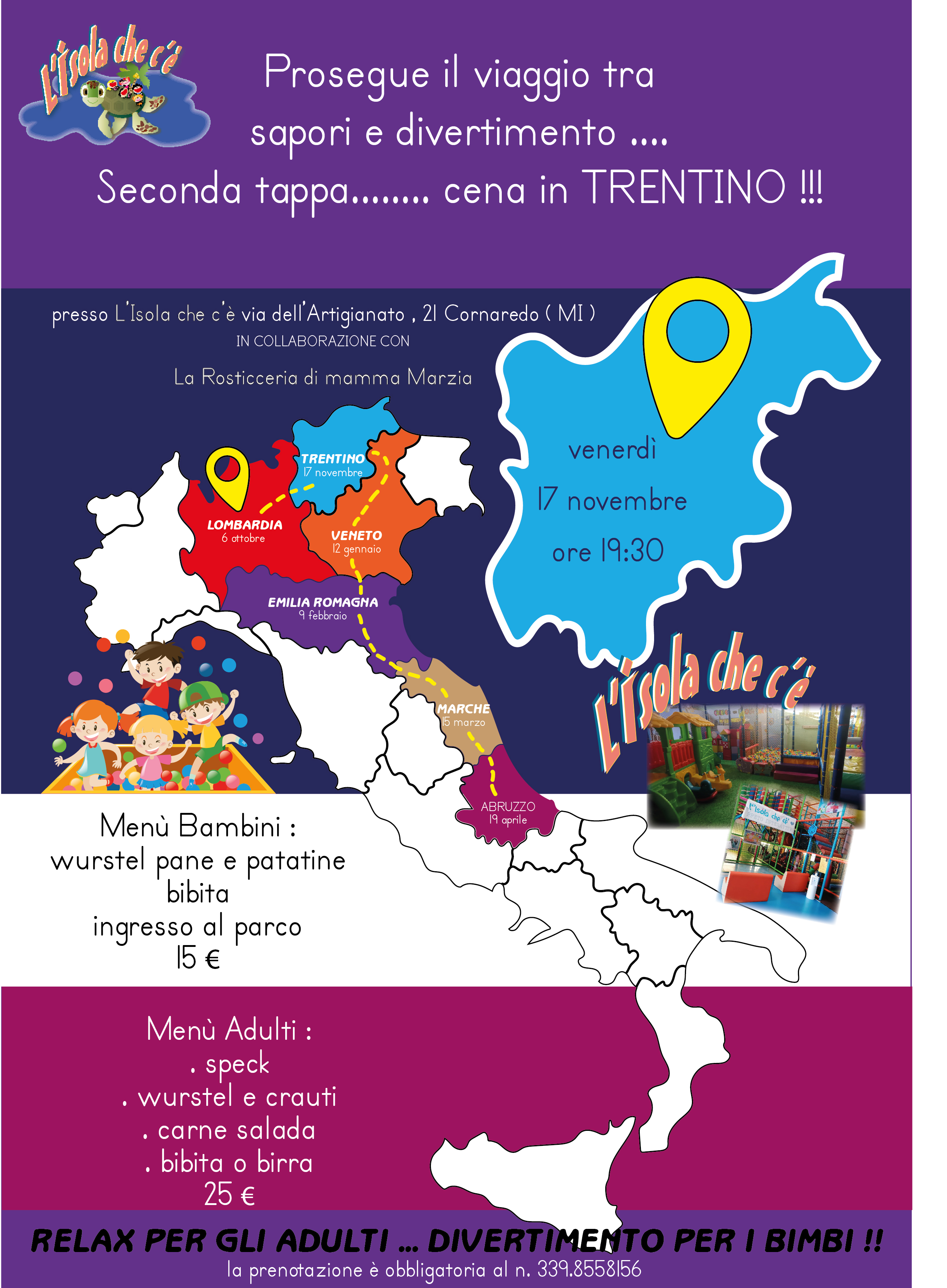 Cena in Trentino